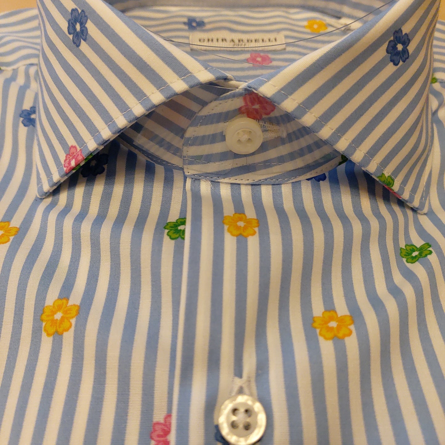 CAMICIA UOMO GHIRARDELLI COLLO FRANCESE C3311 P66 878
