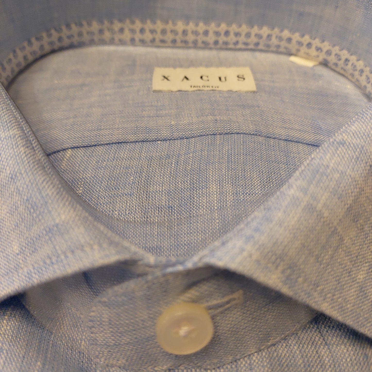 CAMICIA UOMO LINO E COTONE XACUS 61923 558ML