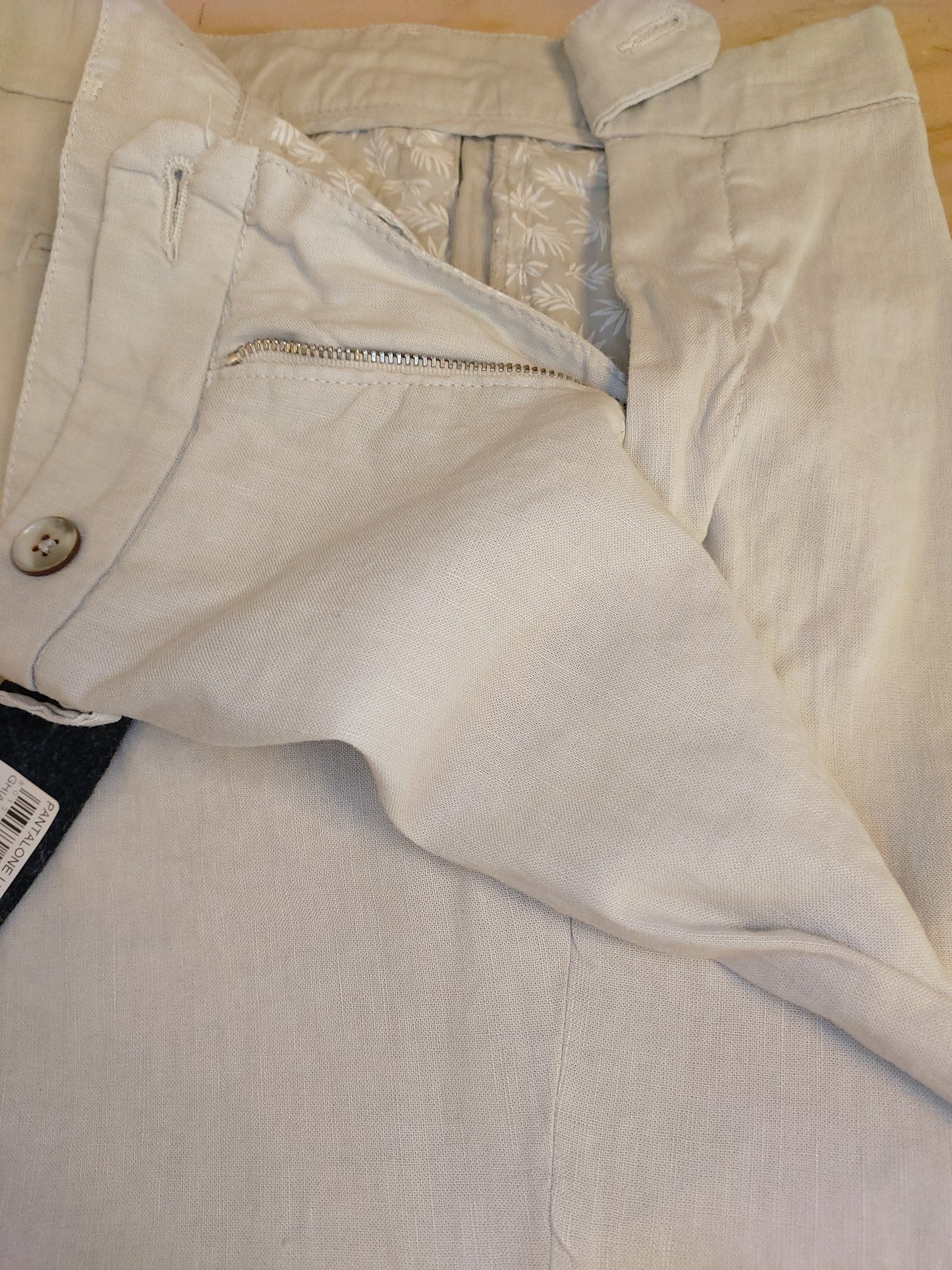 PANTALONE UOMO LINO 0861