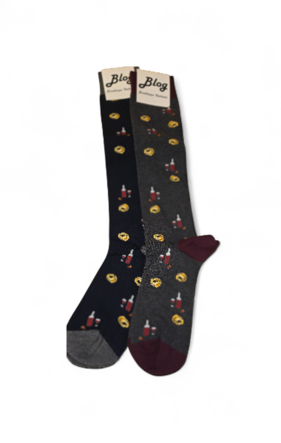 CALZE UOMO TORTELLINO E VINO