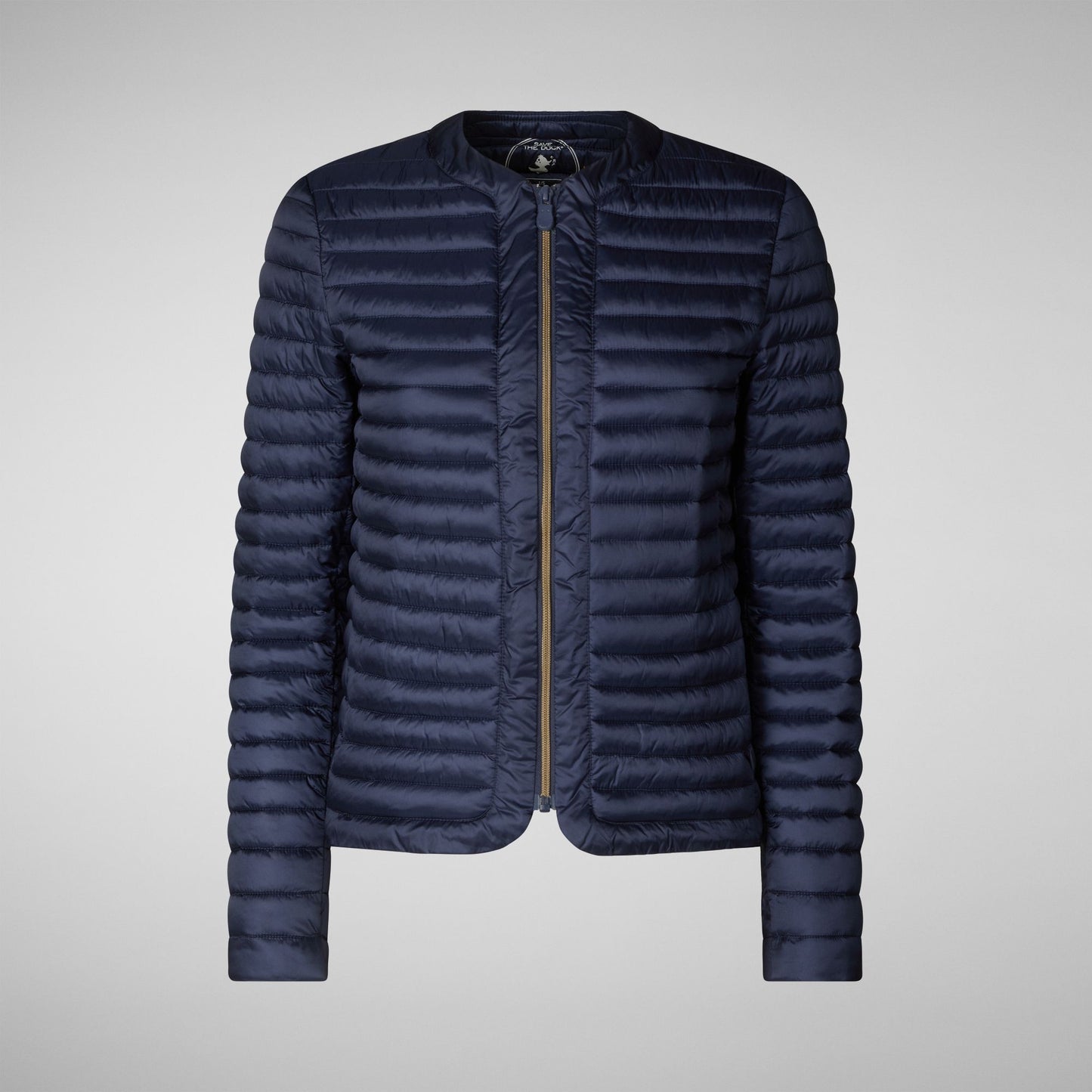 PIUMINO LEGGERO CHANEL DONNA SAVE THE DUCK PE CARINA D30614 IRIS