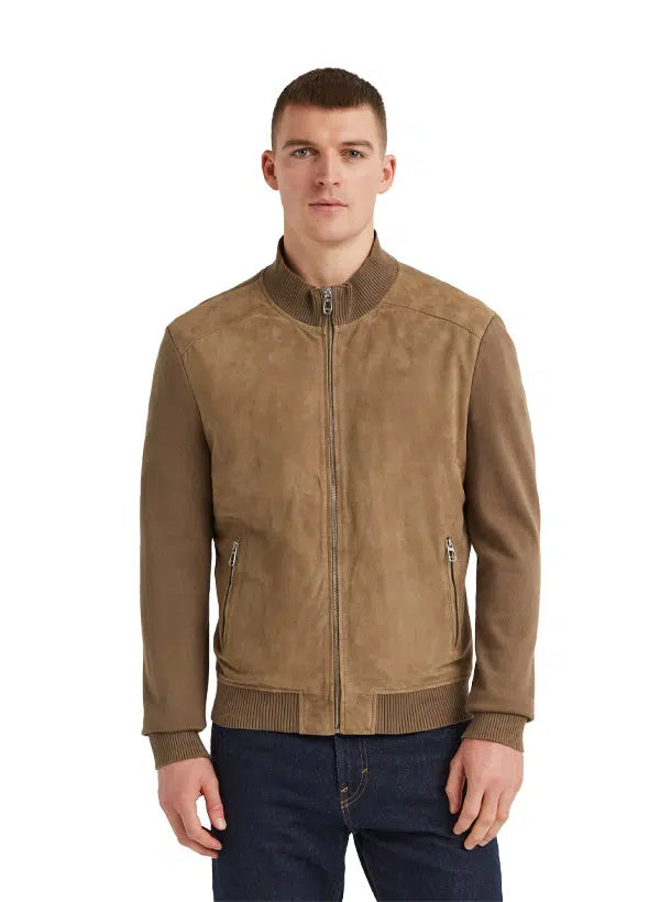 GIUBBOTTO UOMO CAMOSCIO E MAGLIA TRISTAN UOMO MILESTONE PE