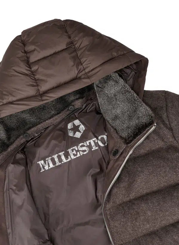 PIUMINO LANA UOMO MILESTONE MASON
