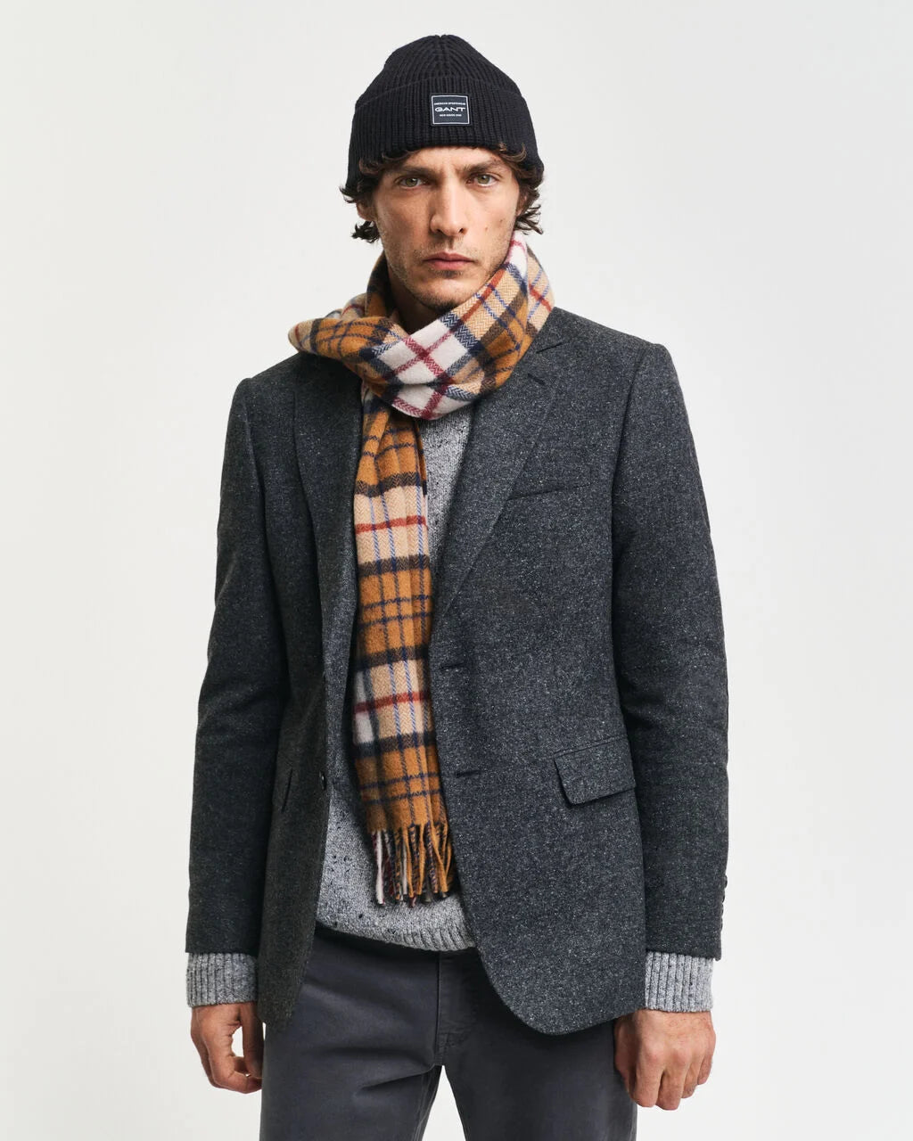 SCIARPA GANT HERRINGBONE CHECK WOOL 9920226