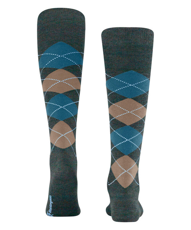 CALZE UOMO BURLINGTON EDINBURGH MELANGE LUNGA