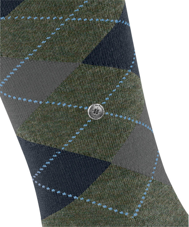 CALZE UOMO BURLINGTON EDINBURGH MELANGE LUNGA