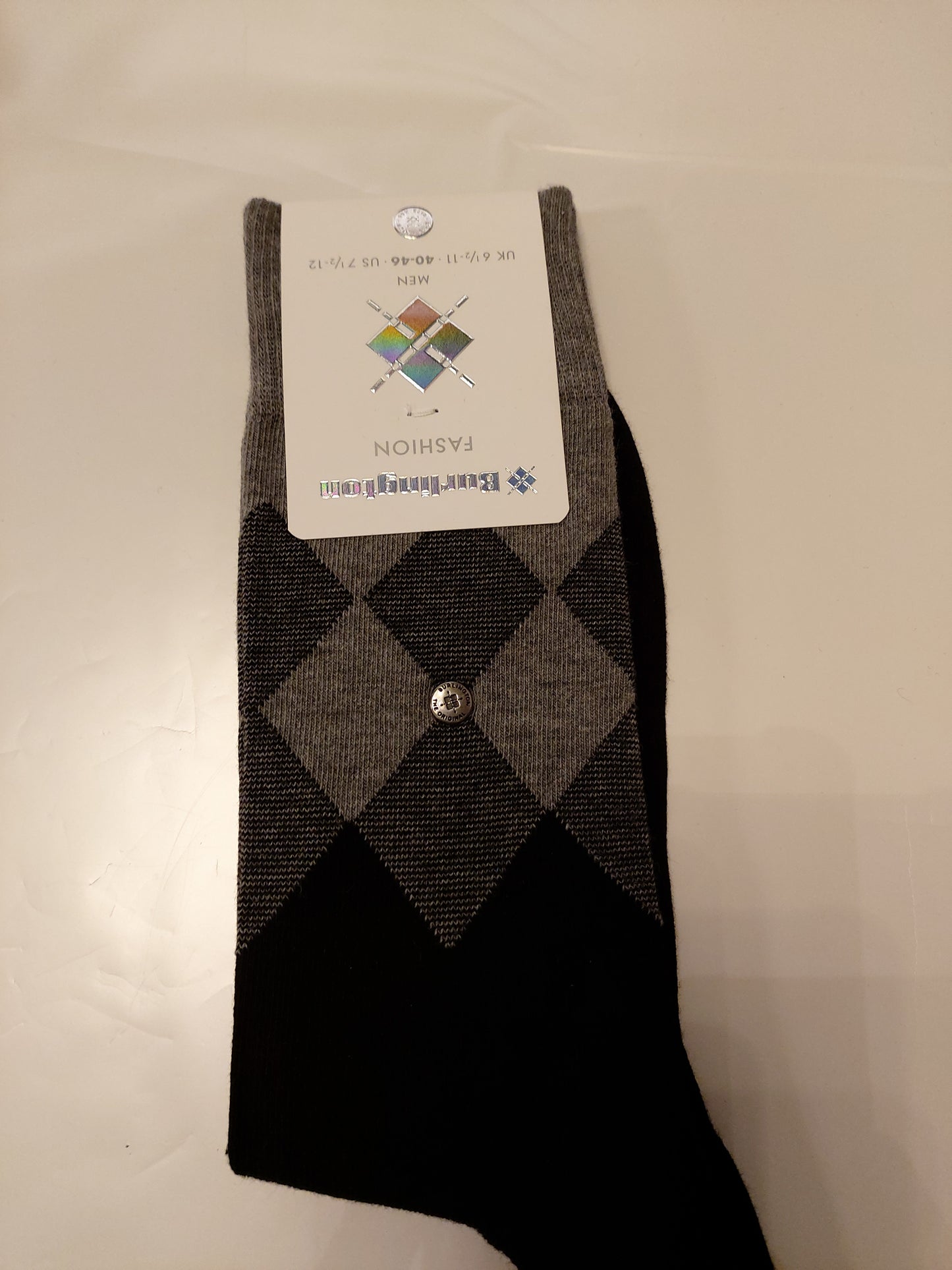 CALZE UOMO BURLINGTON 21912 ROMBO FASCHION CORTO