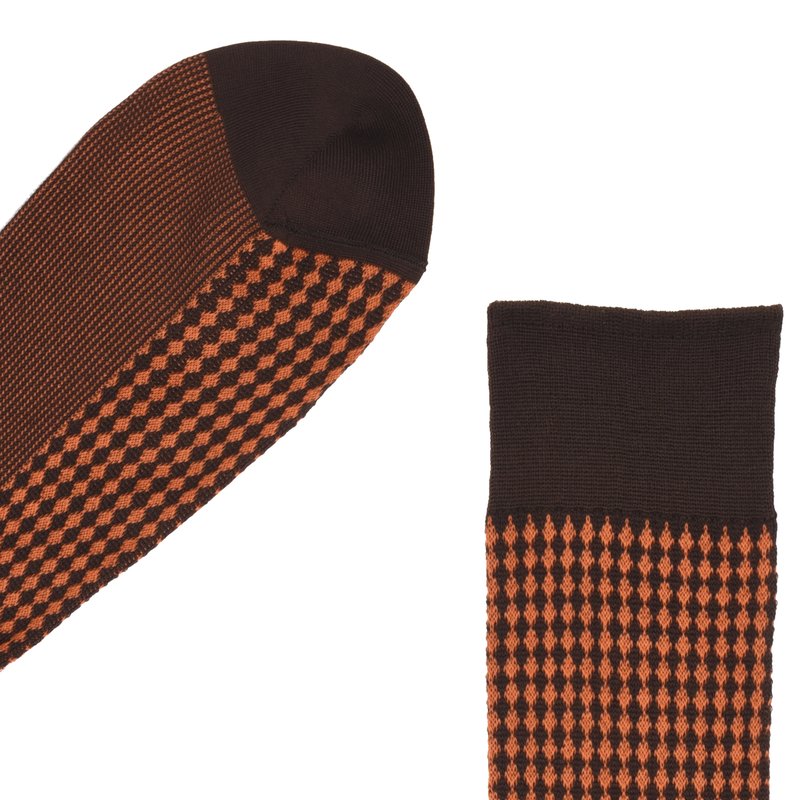 CALZE RED UOMO HERITAGE ROMBO 64918G