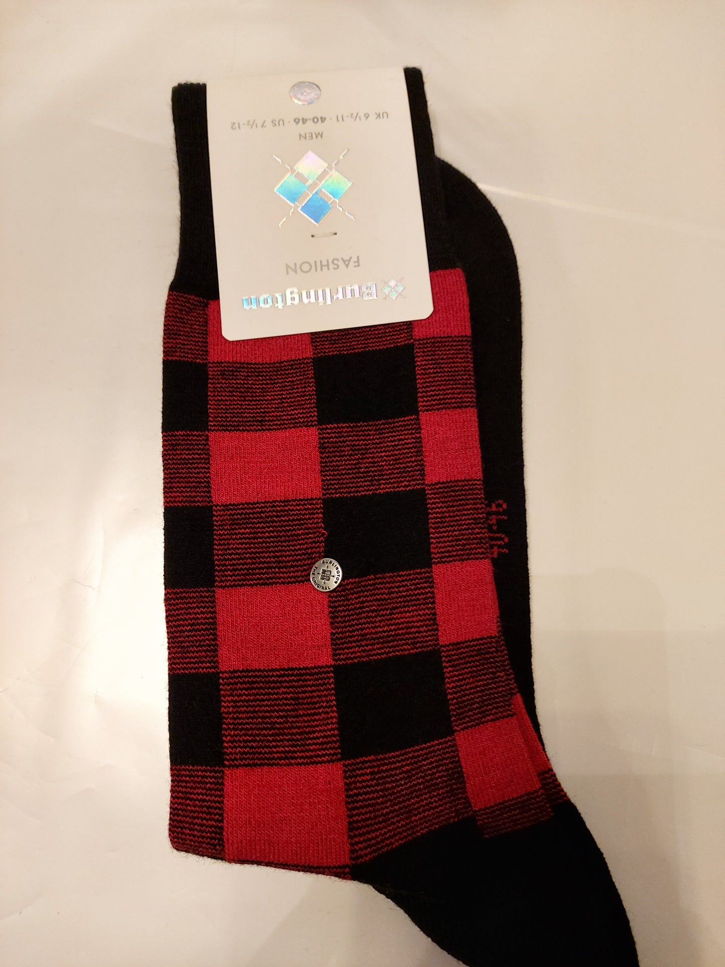 CALZE UOMO BURLINGTON 21853 QUADRO CORTO