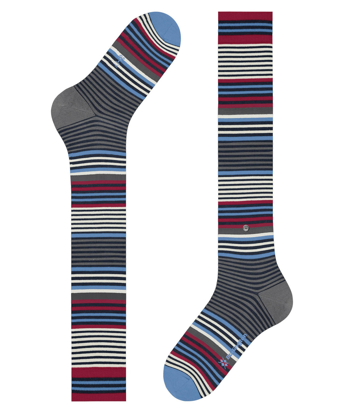 CALZE LUNGA UOMO BURLINGTON STRIPE