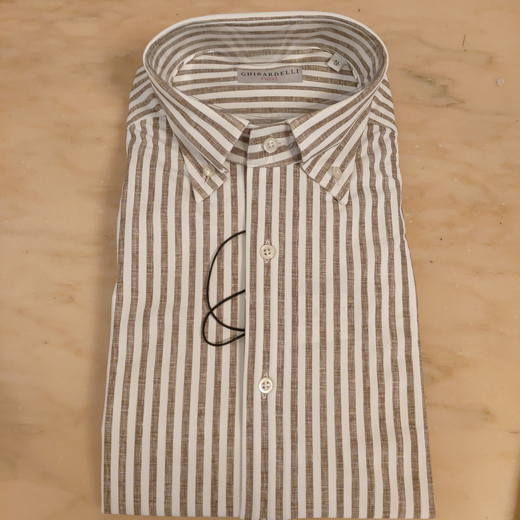 CAMICIA UOMO GHIRARDELLI NEXT BOTTONDOWN FR176 B631