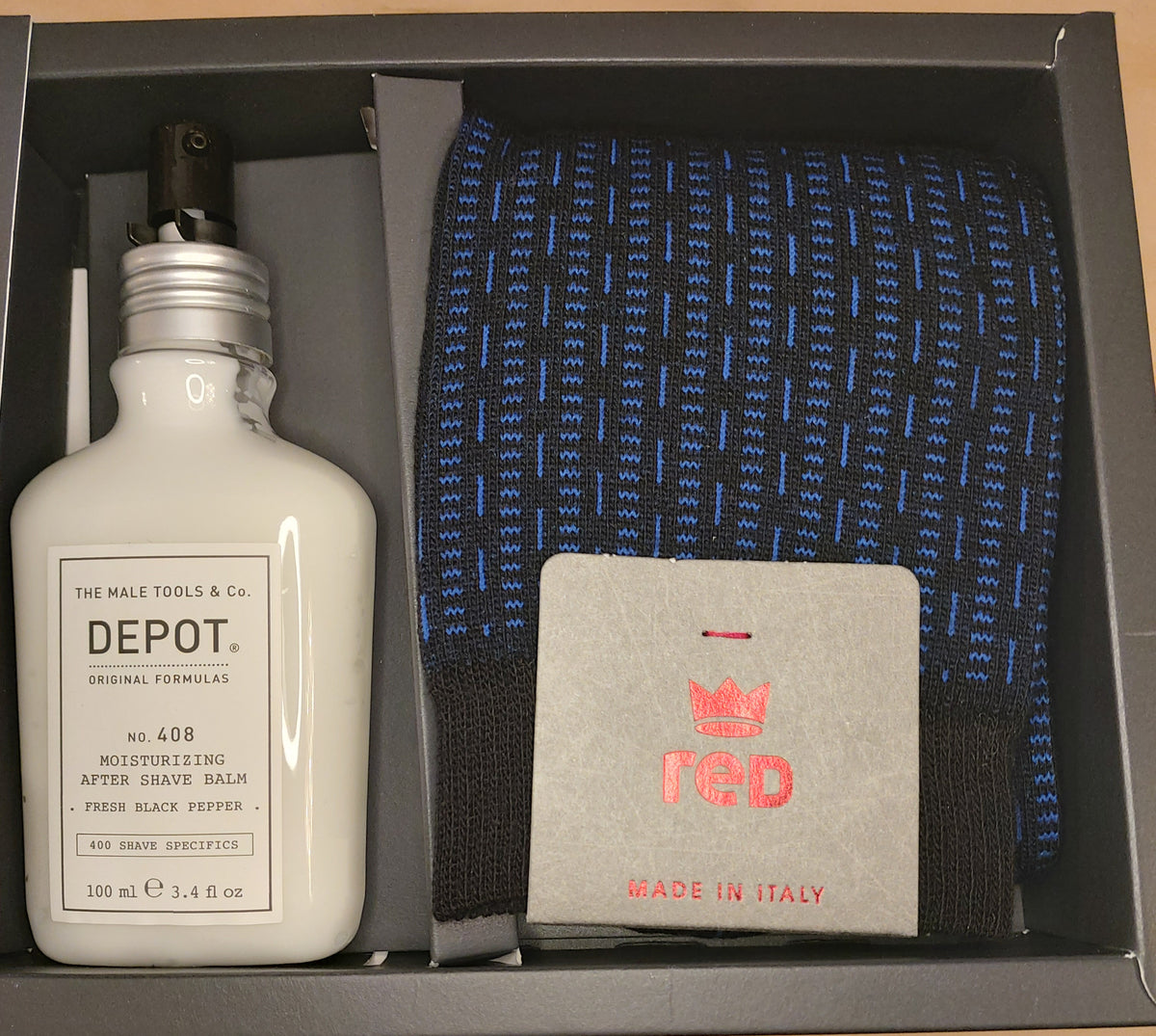 CALZE UOMO LUNGA RED & DEPOT DOPOBARBA