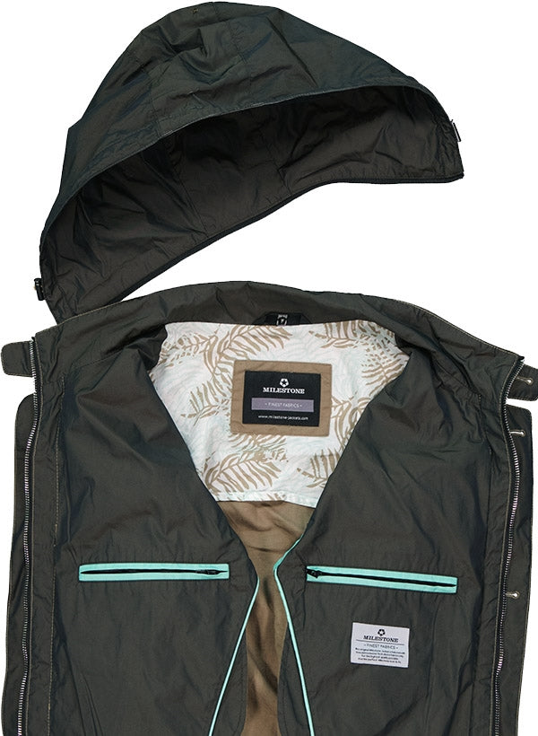 FIELD JACKET UOMO LINO E COTONE JULIUS PE MILESTONE