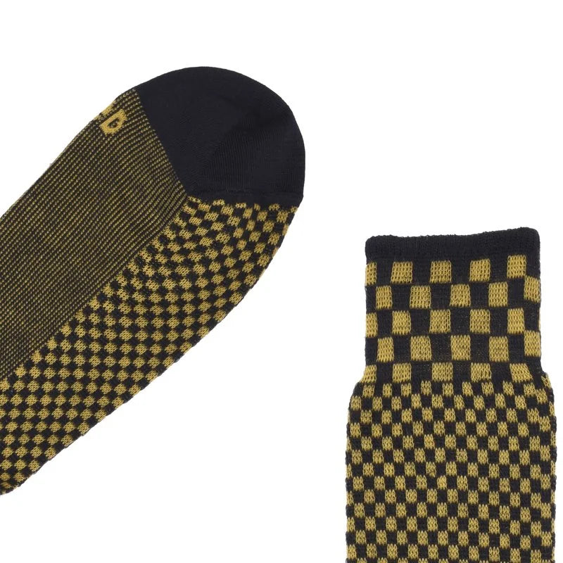CALZE UOMO LUNGA RED JACQUARD SCACCHIERA 64522G