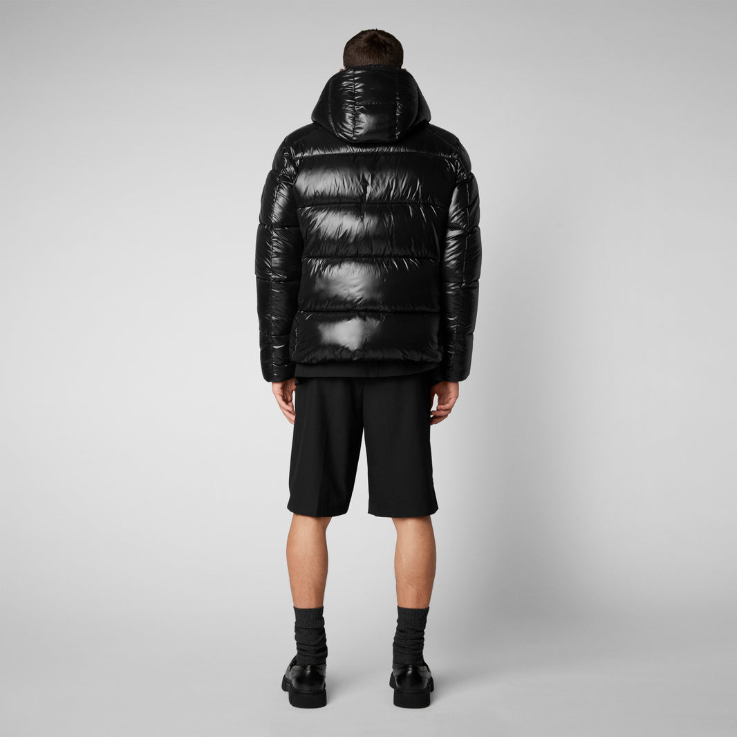 PIUMINO UOMO CON CAPPUCCIO SAVE THE DUCK EDGARD D31280M LUCK