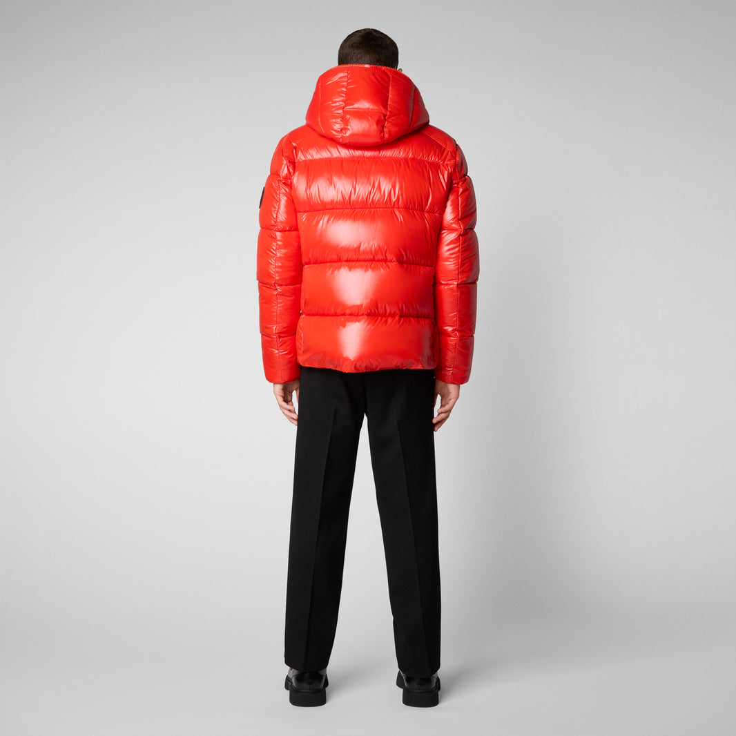 PIUMINO UOMO CON CAPPUCCIO SAVE THE DUCK EDGARD D31280M LUCK