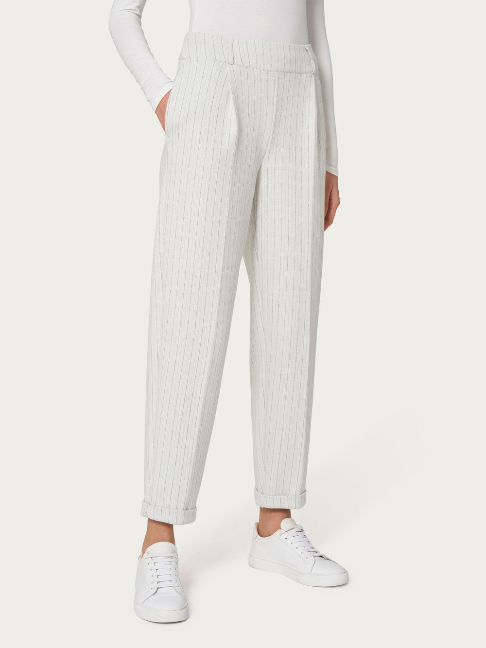 PANTALONE DONNA AI RAGNO TAPERED DL69PF