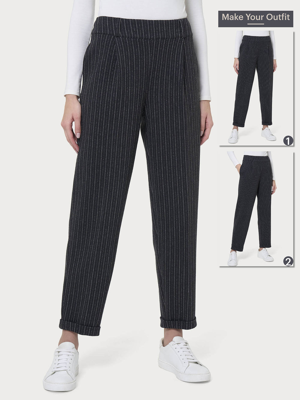 PANTALONE DONNA AI RAGNO TAPERED DL69PF