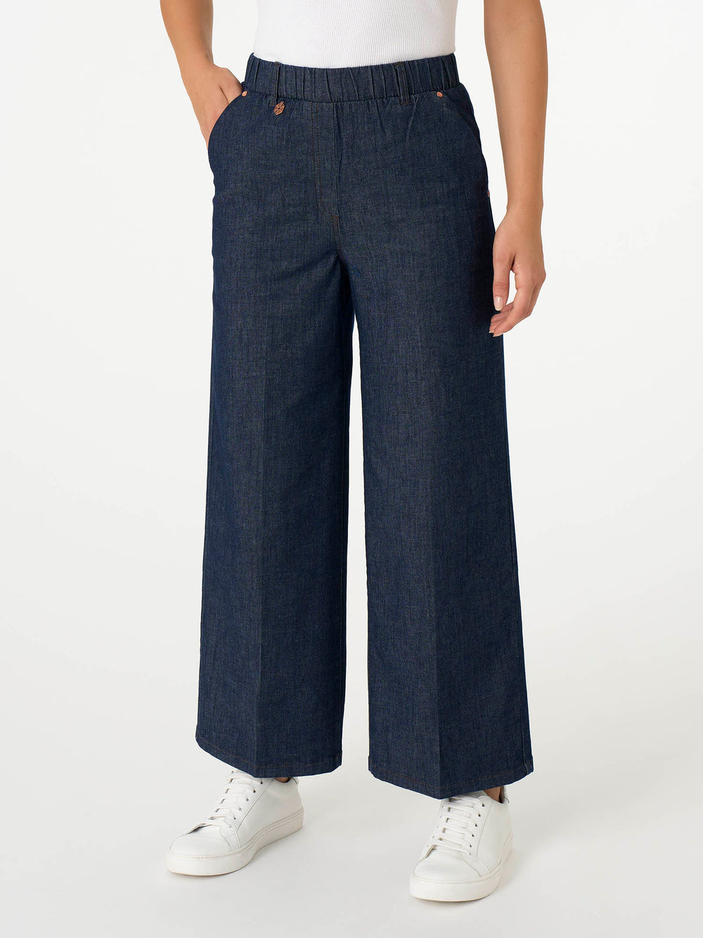 JEANS DONNA LEGGERO PE RAGNO CROPPED DN18P4