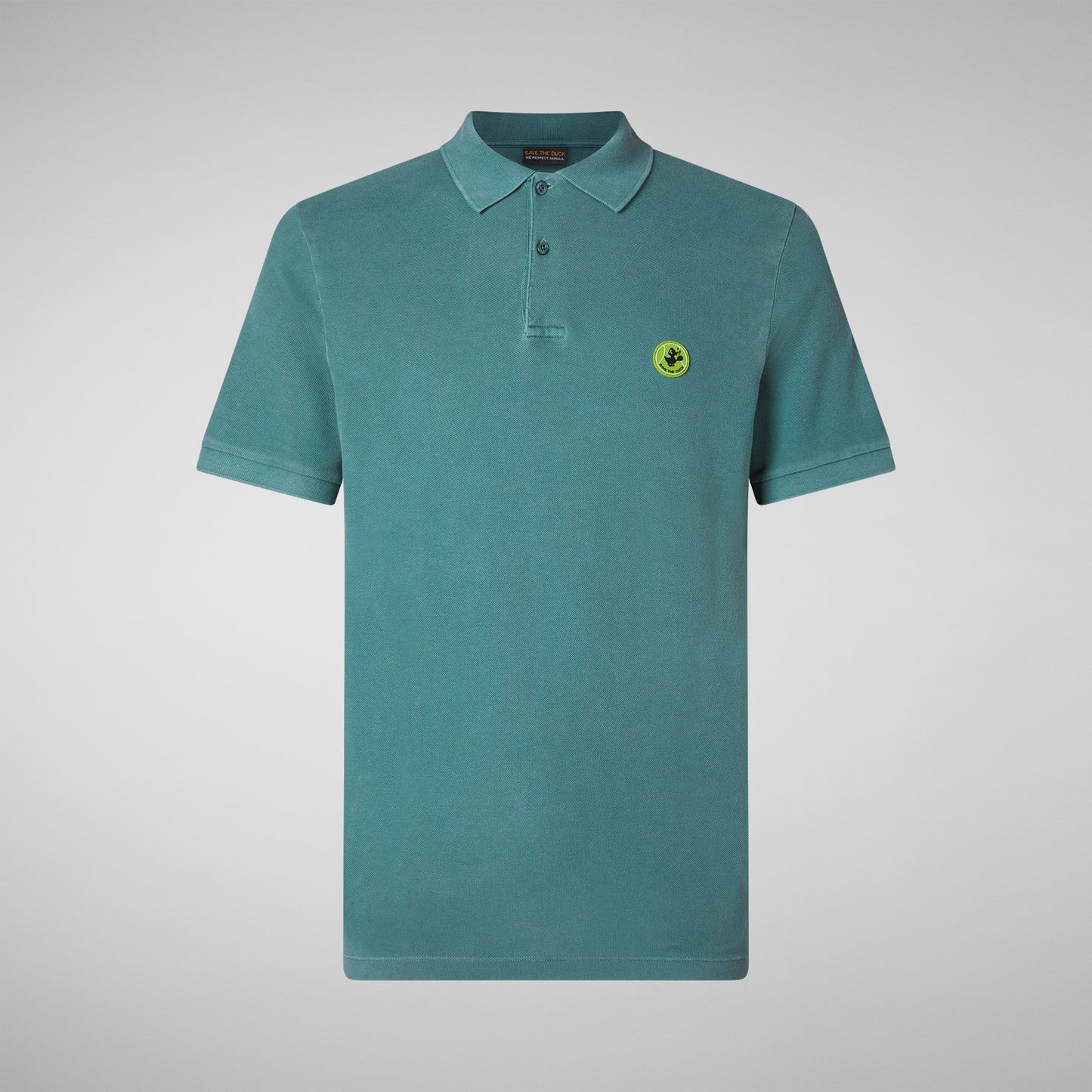 POLO UOMO SAVE THE DUCK OVIDIO DR1213M BATE