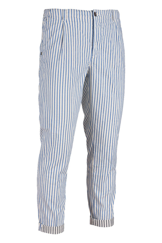 PANTALONE UOMO  RIGATO 40WEFT JOEC 1739