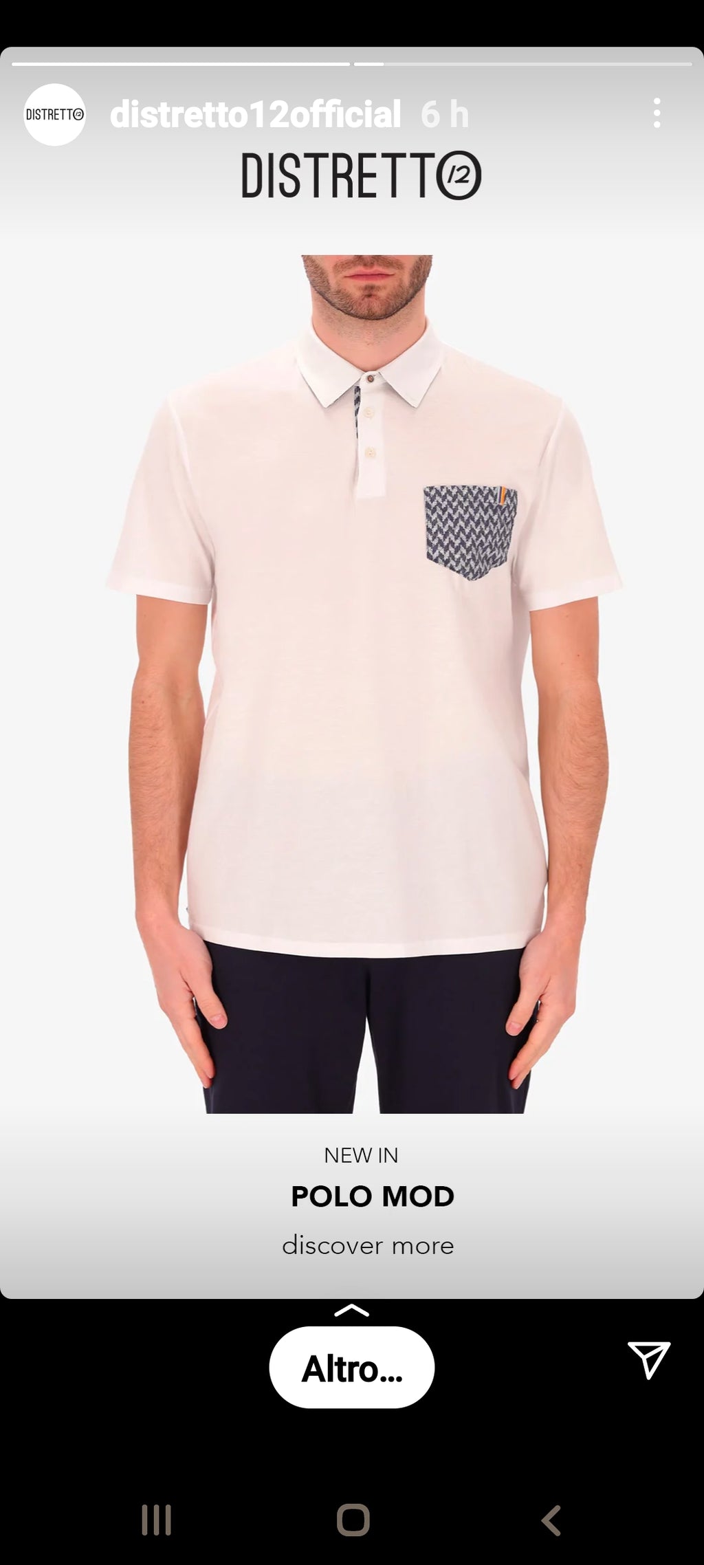 POLO UOMO MOD DISTRETTO12 TS1465