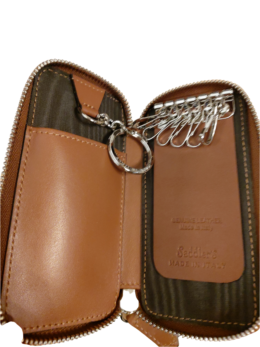 PORTACHIAVI SADDLER'S ZIP