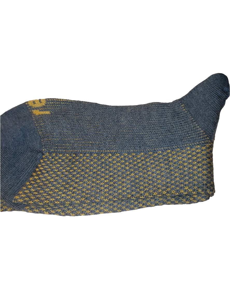 CALZE UOMO LUNGA RED JACQUARD PUNTINATO 63314G