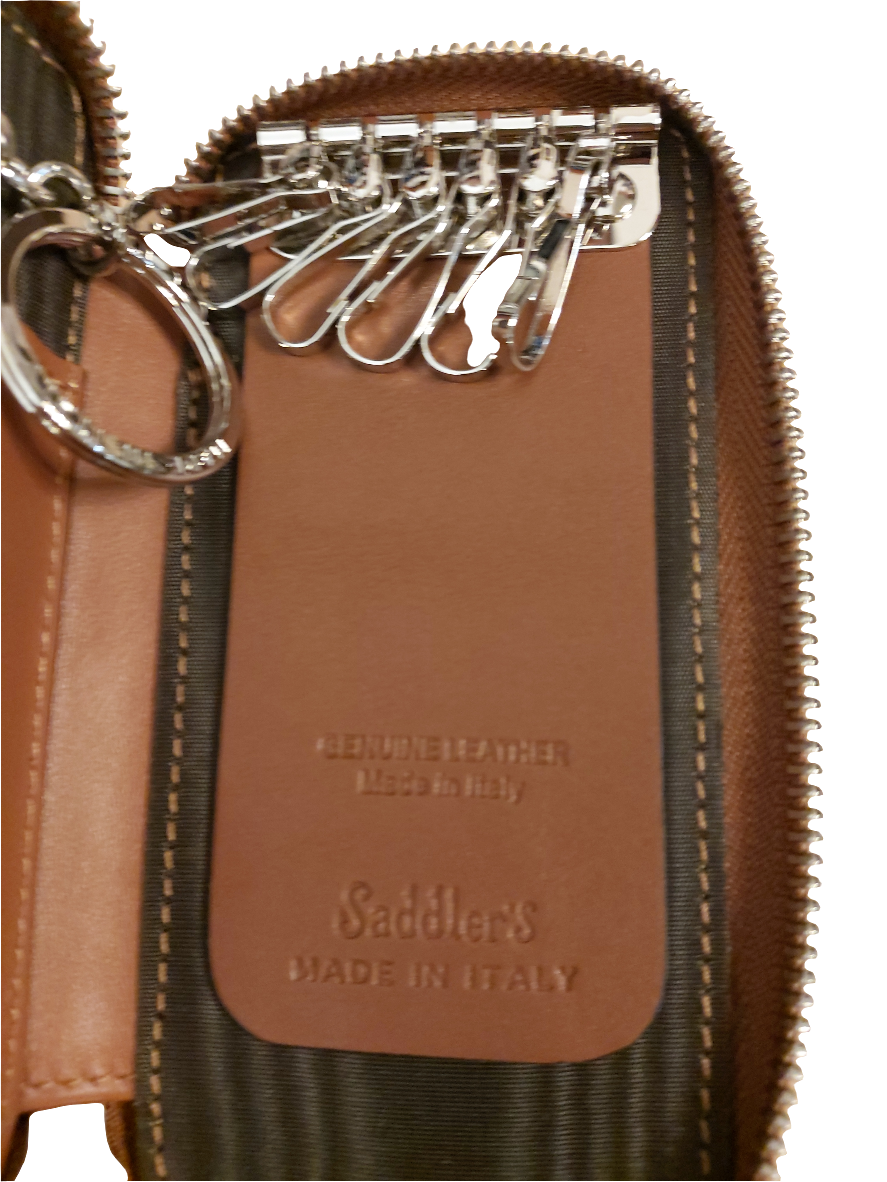 PORTACHIAVI SADDLER'S ZIP