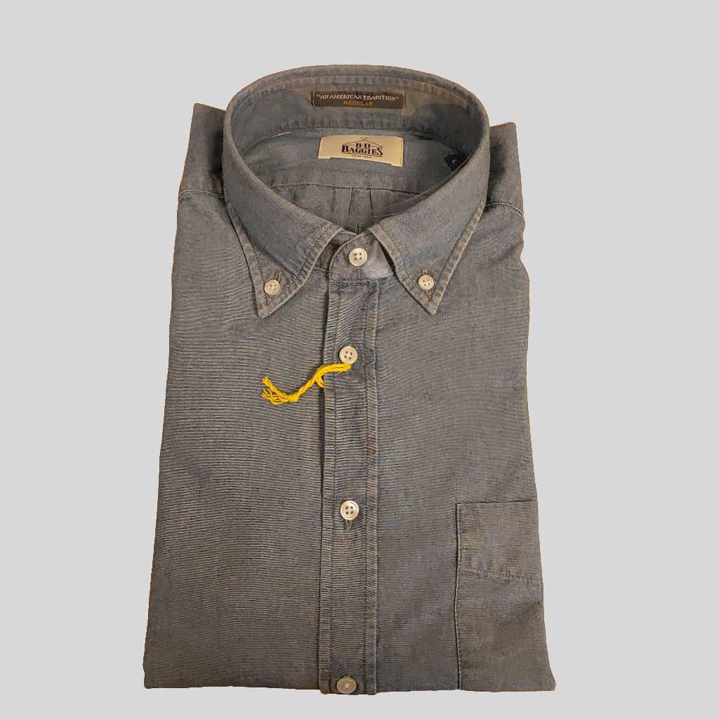 CAMICIA UOMO DENIM ESTIVO B.D. BAGGIES DEN56 BRADFORD TS14