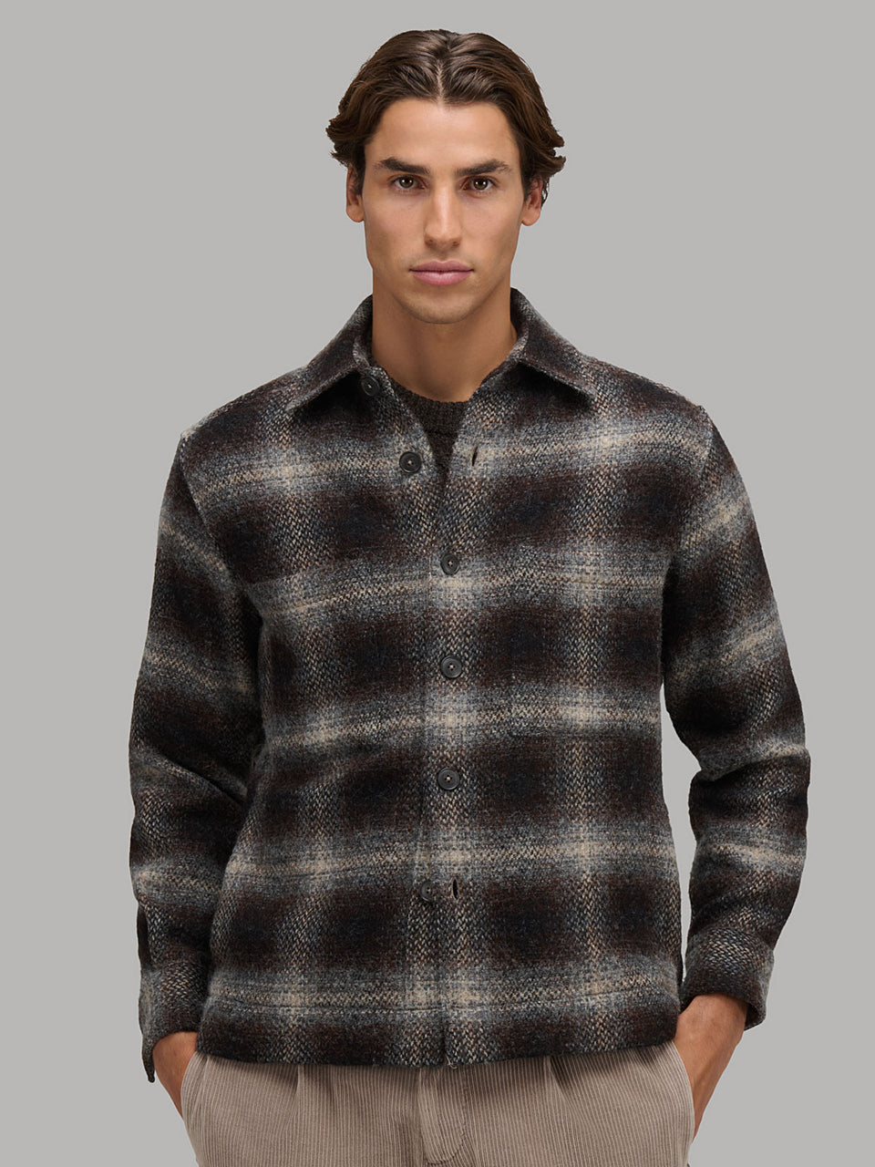 OVER SHIRT SCOZZESE UOMO XACUS 31442 169ML
