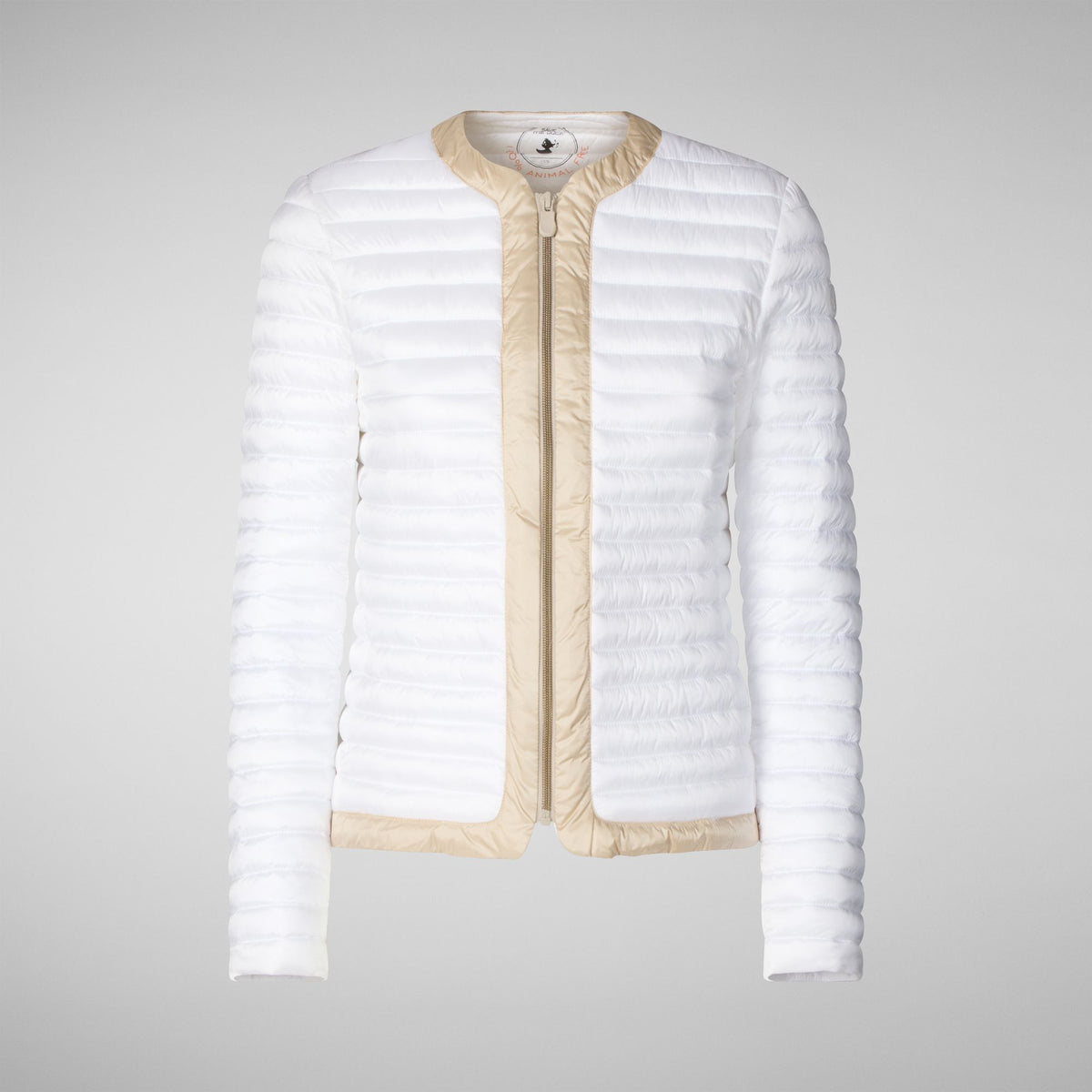 PIUMINO LEGGERO CHANEL DONNA SAVE THE DUCK PE CARINA D30614 IRIS