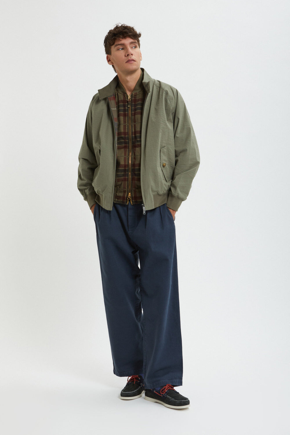 GIUBBOTTO UOMO BARACUTA SEERSUCKER  G9