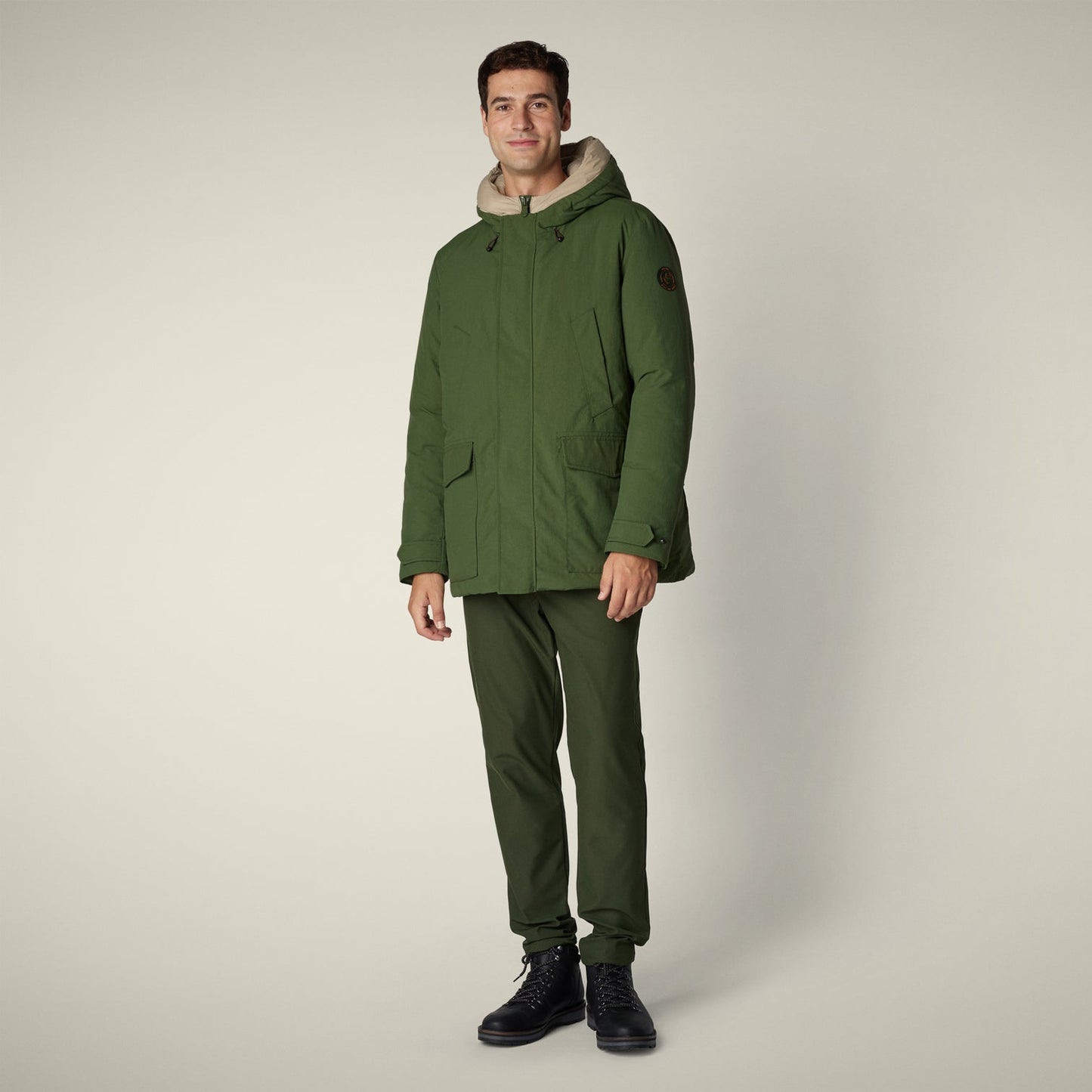 PIUMINO ARTIC UOMO SAVE THE DUCK AI FOREST P42293M COTO
