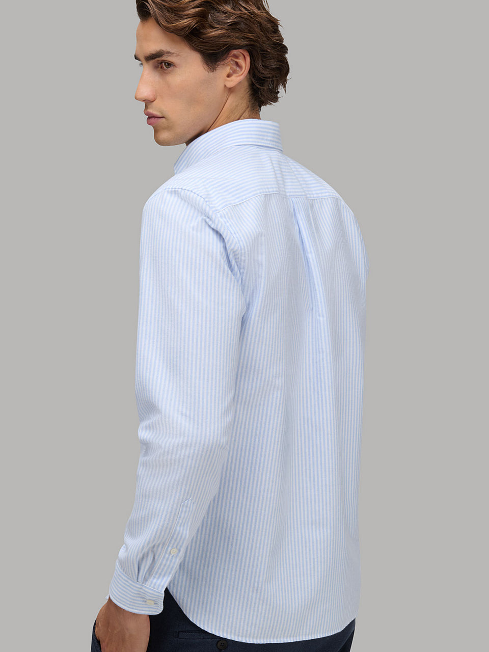 CAMICIA UOMO OXFORD XACUS RIGA WASHED SHIRT 31201 868ML