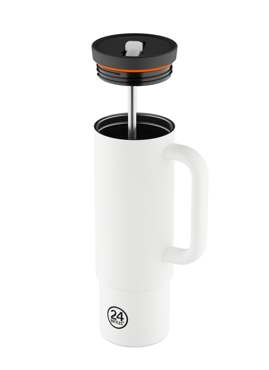 STRAW CUP CLIMA 24 BOTTLE 800ML ICE WHITE