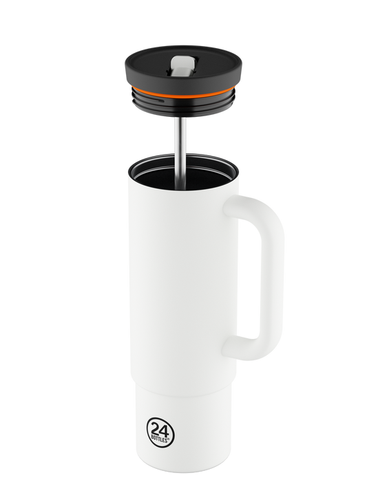 STRAW CUP CLIMA 24 BOTTLE 800ML ICE WHITE