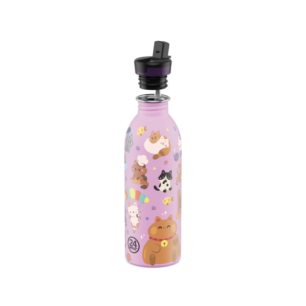 BORRACCIA URBAN BOTTLE KIDS 24BOTTLE 500ML MEOW FRIENDS