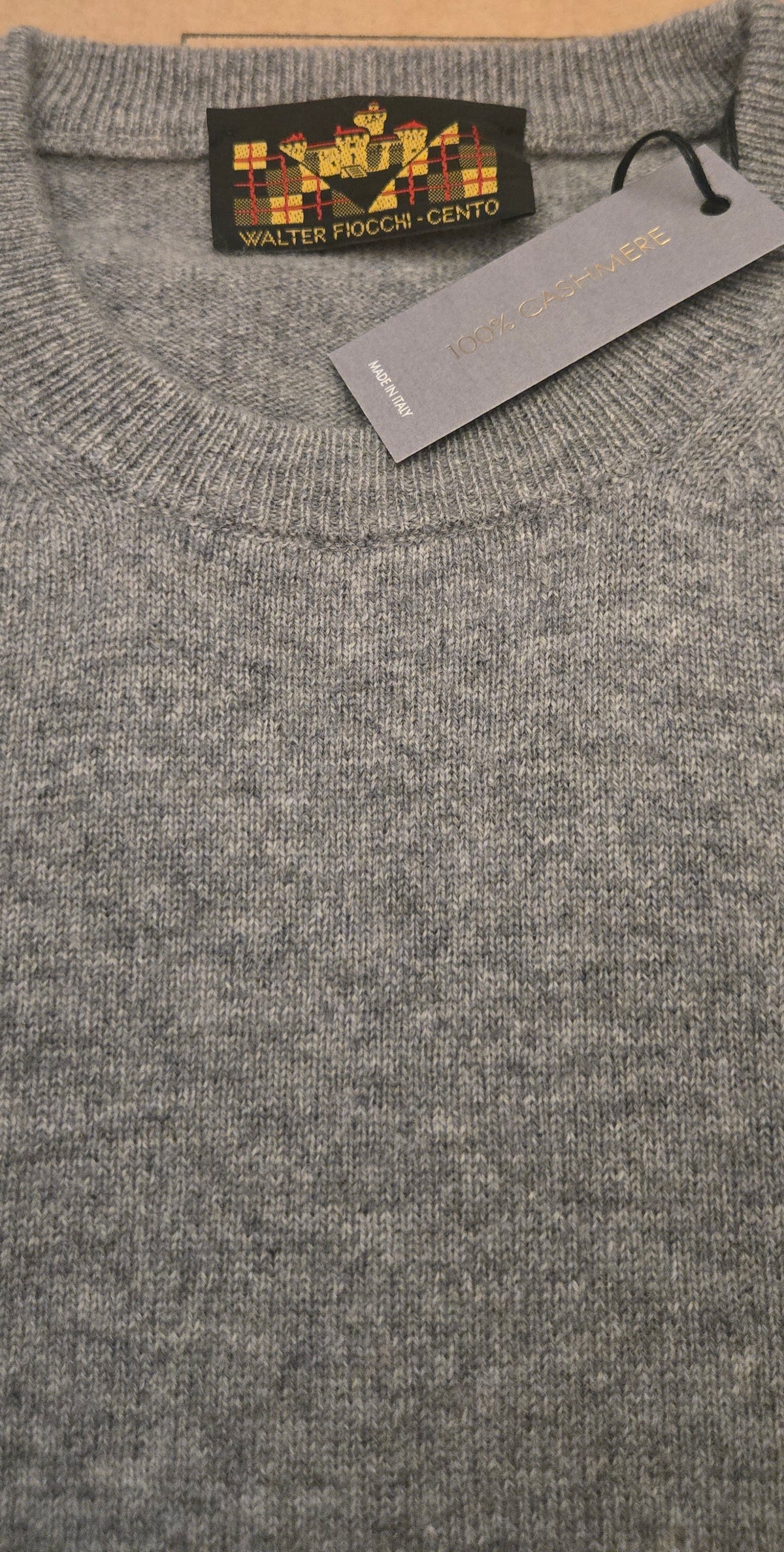 PULLOVER UOMO CACHEMIRE GIROCOLLO UNITO AI001