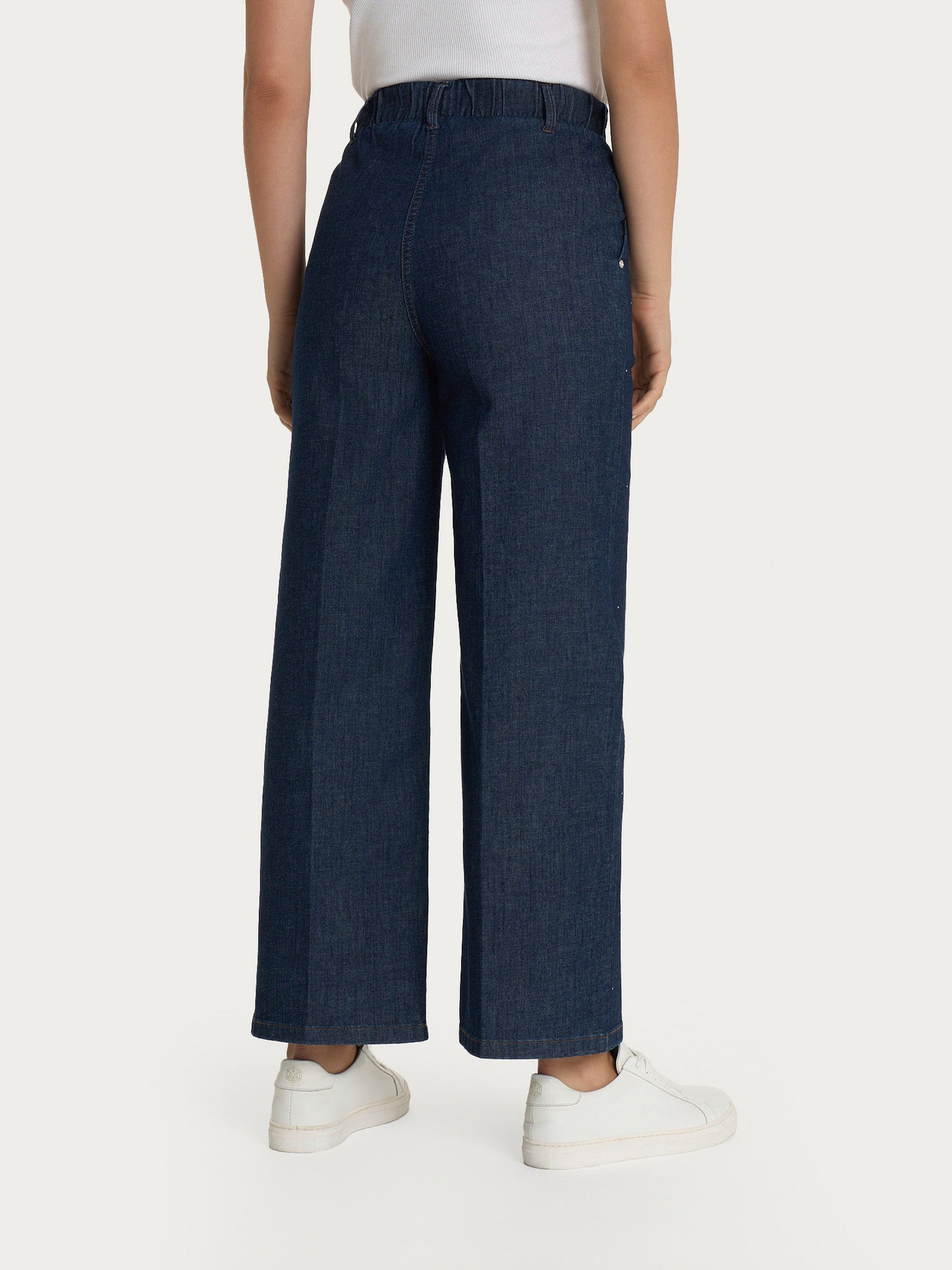 JEANS LEGGERO BRILLANTINI DONNA CROPP PE DP24P4