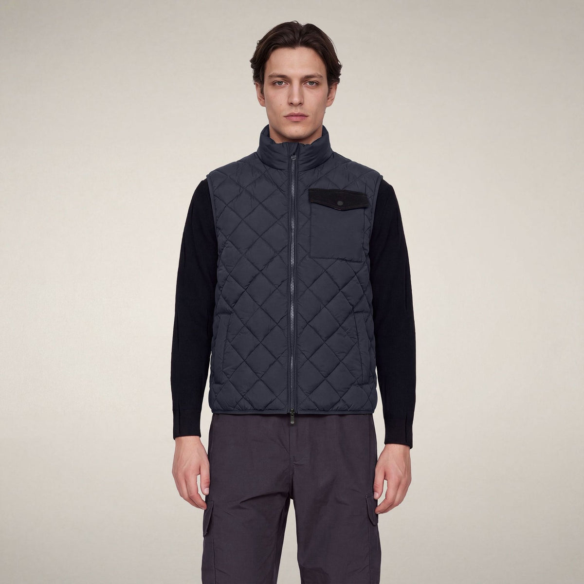 PIUMINO GILET UOMO HUSKY FABRICE D82985M MIRO