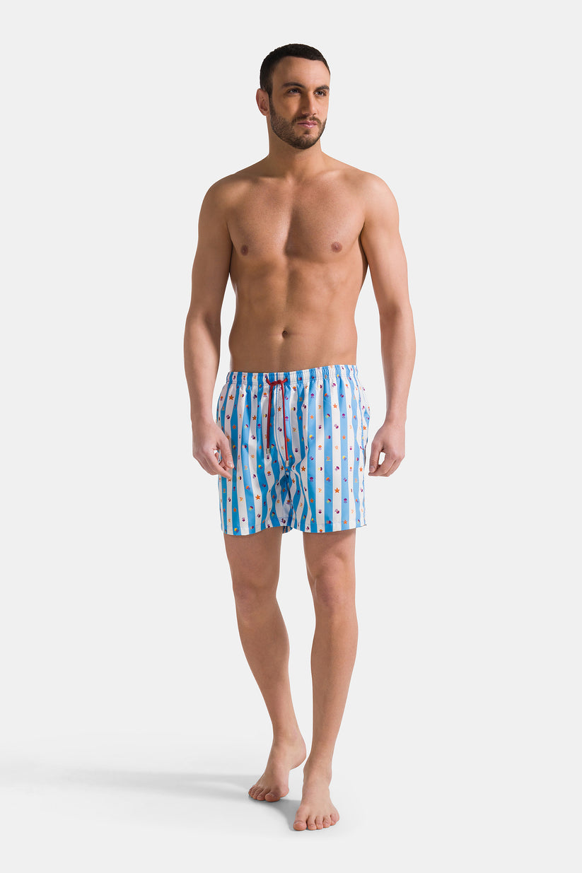 BOXER MARE UOMO RED MEDUSA