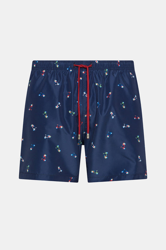 BOXER MARE UOMO RED VESPA
