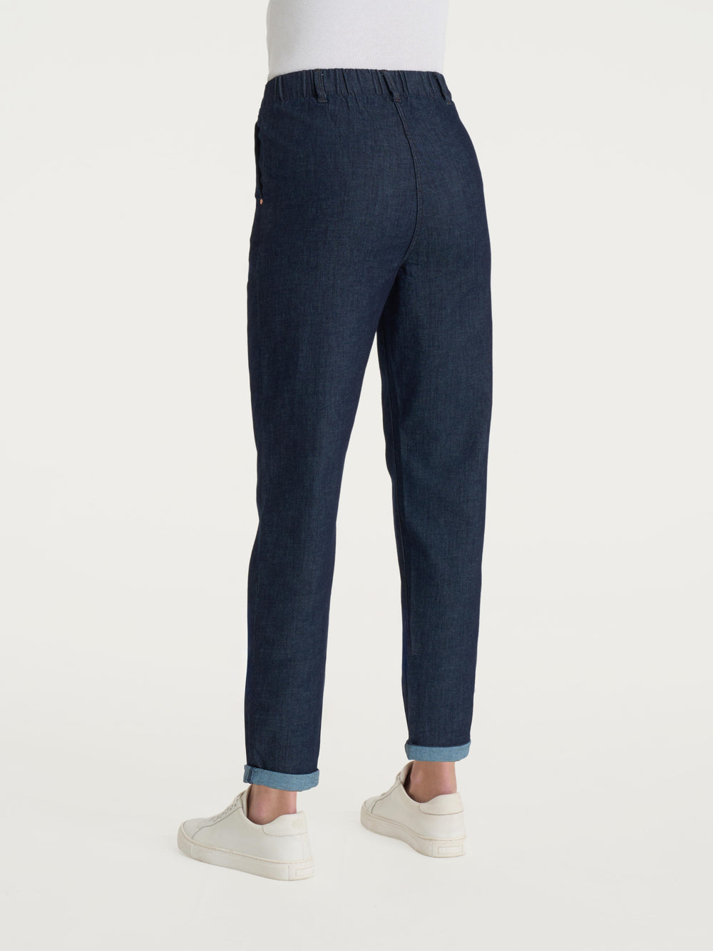 JEANS DONNA LEGGERO CARROT PE RAGNO CROPPED DN18P7
