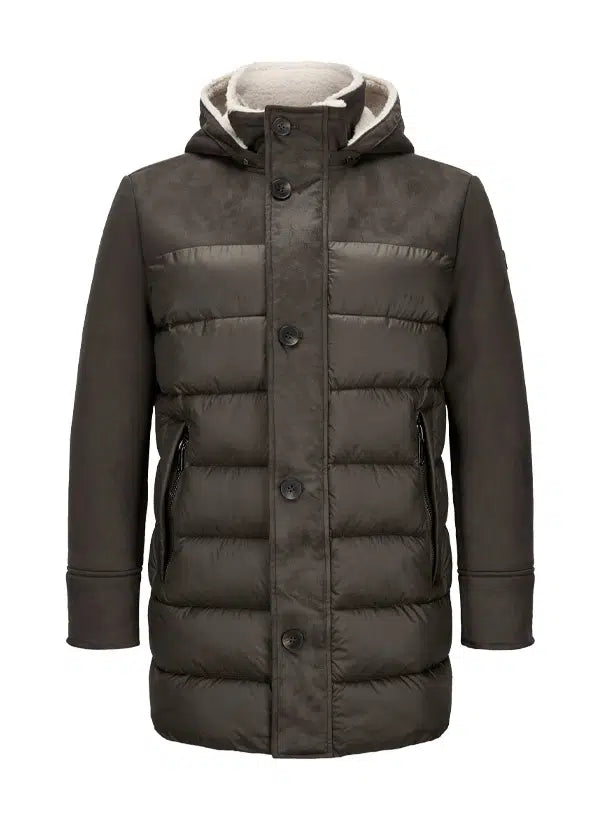 PIUMINO UOMO NYLON E ALCANTARA MILESTONE WYATT