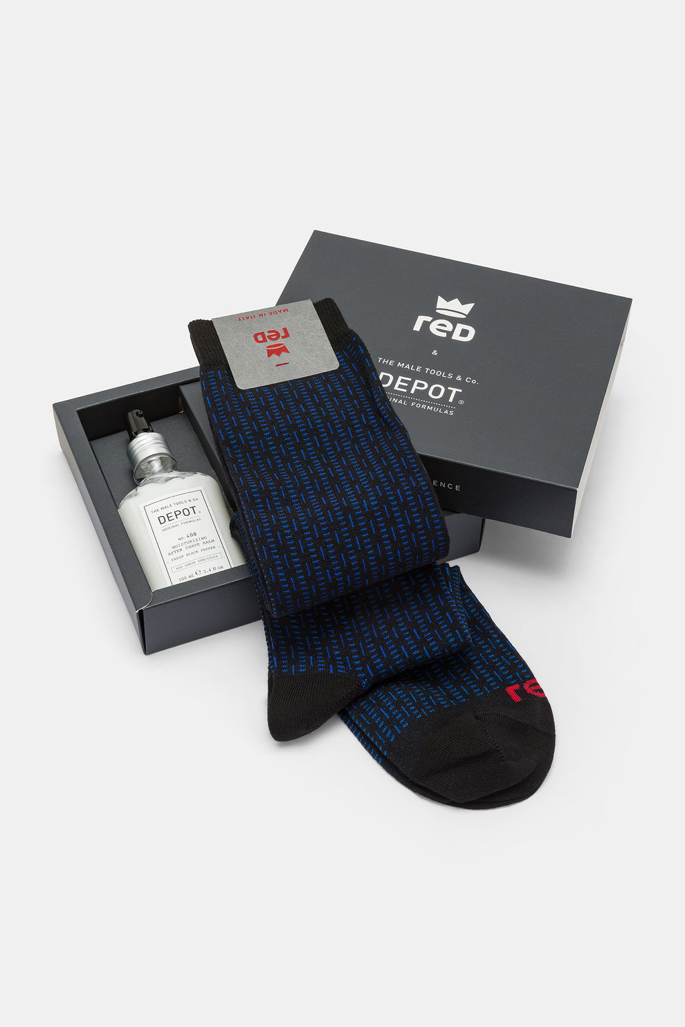 CALZE UOMO LUNGA RED & DEPOT DOPOBARBA