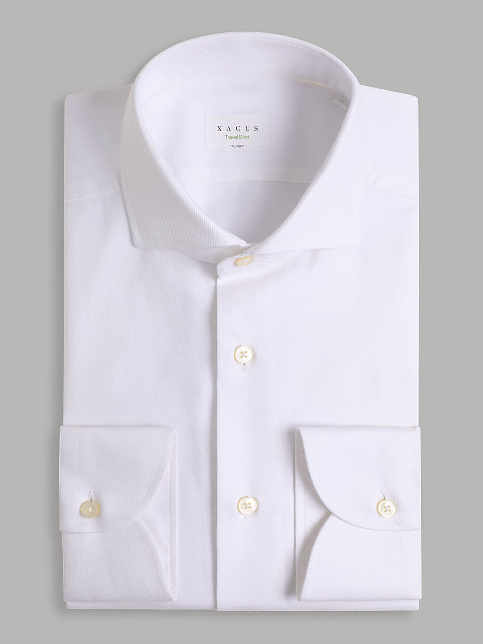 CAMICIA UOMO XACUS DIAGONALE TRAVEL SHIRT 31803 WF588ML TAILOR