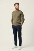 PULLOVER UOMO GIROCOLLO LANA MELANGE GRANSASSO 23131 25204 AI