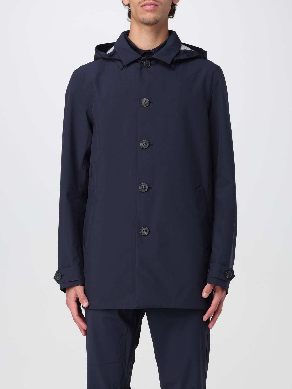 IMPERMEABILE CON CAPPUCCIO UOMO SAVE THE DUCK PE BENJAMIN D42020M GRIN