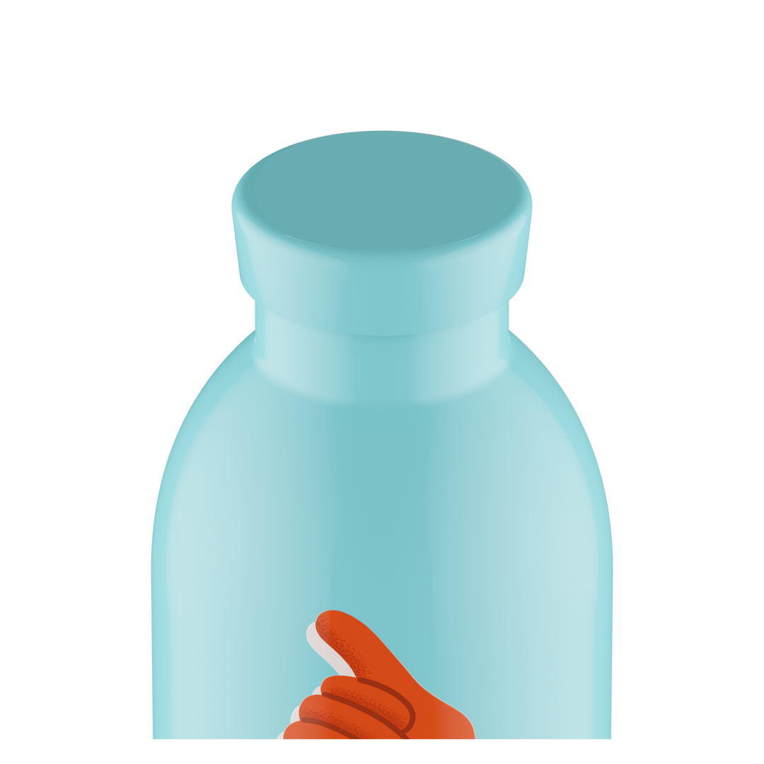BORRACCIA CLIMA 24BOTTLE 500ML HEY!BLUE